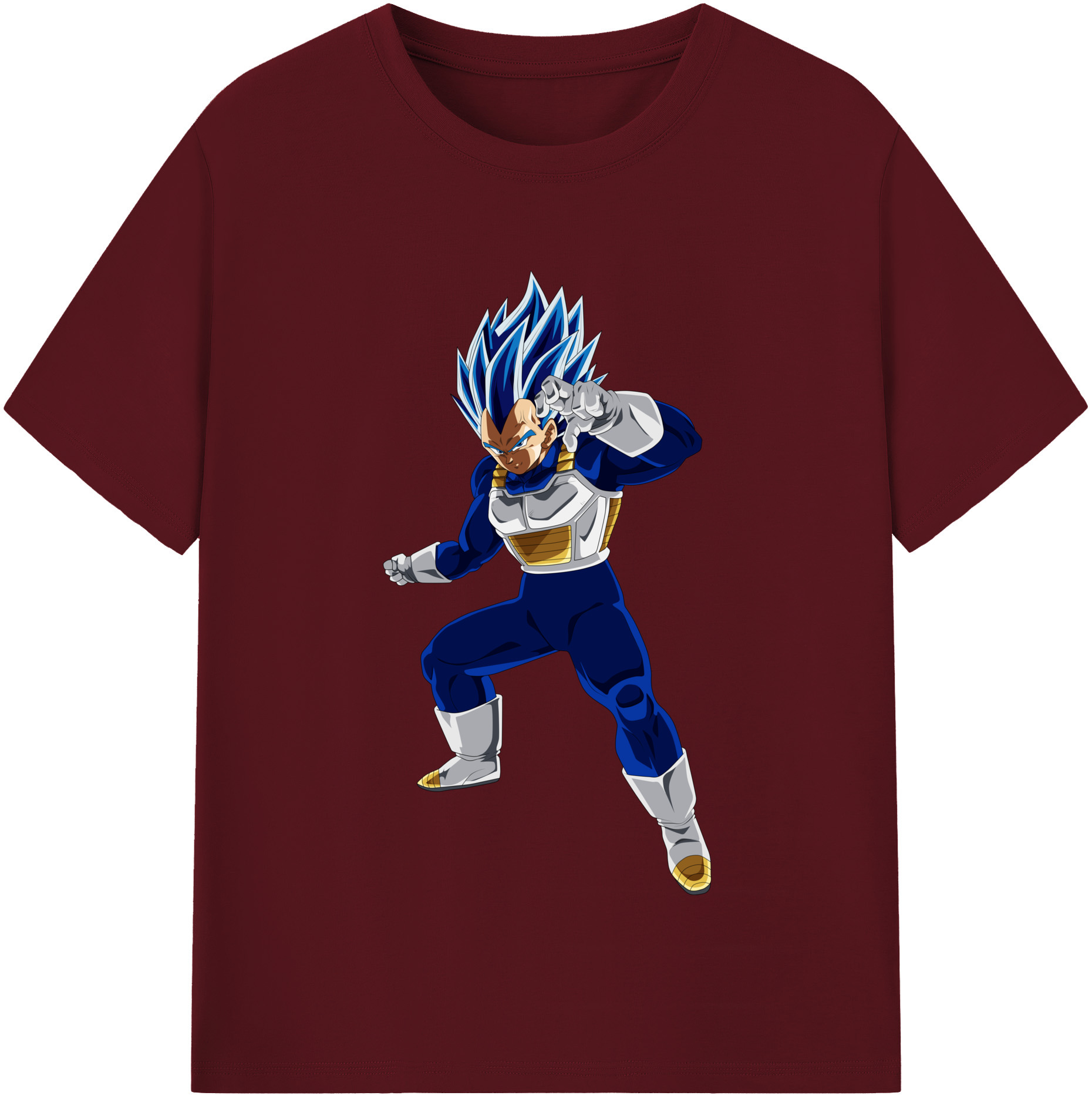 （画像用） ドラゴンボール ベジータ四世（Bejīta Yonsei）DRAGON BALL Vegeta IV 綿100％半袖Tシャツ（フロントプリント）